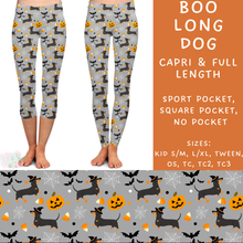 Load image into Gallery viewer, Ready To Ship - Boo Long Dog Full  Square Pocket TC &amp; Sport Pocket TC2 - Capri Length Square Pocket TC
