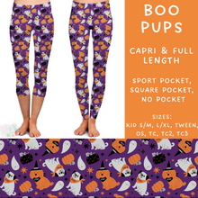 Load image into Gallery viewer, Ready To Ship - Boo Pups Full Leggings - Sport Pocket TC2
