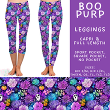 Load image into Gallery viewer, Batch #562 - Fun Run 25 - Closes 7/29 - ETA late Sept - Boo Purp Full and Capri Length Leggings
