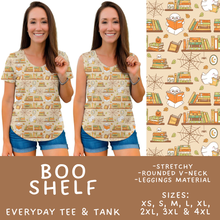 Load image into Gallery viewer, Batch #556 - Halloween 3 - Closes 7/15 - ETA mid Sept - Boo Shelf Everyday Tank &amp; Tee
