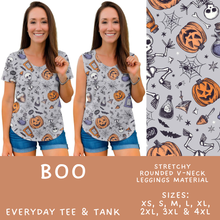 Load image into Gallery viewer, Batch #566 - Halloween 5 - Closes 8/7 - ETA early October - Boo Everyday Tank &amp; Tee
