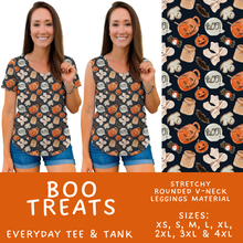 Load image into Gallery viewer, Batch #568 - Halloween Spooky Sets 3 - Closes 8/12 - ETA early October - Boo Treats Everyday Tank &amp; Tee
