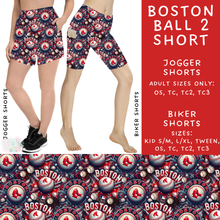 Load image into Gallery viewer, Ready To Ship - Strike Out - Boston Ball 2 Jogger Shorts - TC
