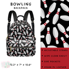 Load image into Gallery viewer, Batch #309 - Card Holders &amp; Mini Backpacks - Closing 3/24 - ETA late May - Bowling Mini Backpack
