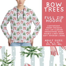Load image into Gallery viewer, Batch #565 - Christmas in July 2 - Closes 8/5 - ETA early October - Bow Trees Full Zip Hoodie
