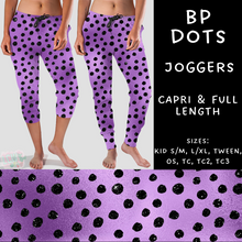 Load image into Gallery viewer, Ready To Ship - BP Dots - Full Joggers OS - Capri Joggers TC2
