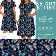 Load image into Gallery viewer, Batch #548 - May Request Run - Closes 6/26 - ETA late August - Bright BFlies Adult &amp; Kids Dresses
