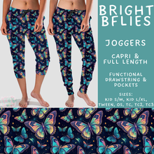 Load image into Gallery viewer, Batch #548 - May Request Run - Closes 6/26 - ETA late August - Bright BFlies Full and Capri Length Joggers
