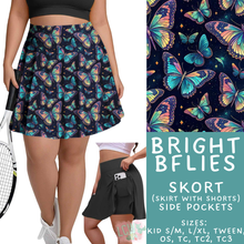Load image into Gallery viewer, Batch #548 - May Request Run - Closes 6/26 - ETA late August - Bright BFlies Skort
