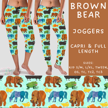 Load image into Gallery viewer, Ready To Ship - Brown Bear - Full Length Joggers TC - Capri Joggers TC2
