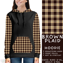 Load image into Gallery viewer, Batch #575 - Fun Run 26 - Closes 8/26 - ETA late October - Brown Plaid Hoodie
