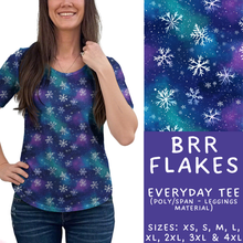 Load image into Gallery viewer, Batch #439 - Winter Watercolor 2 - Closes 10/30 - ETA mid Dec - Brr Flakes Everyday Tee
