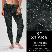 Load image into Gallery viewer, Batch #458 - Black &amp; Teal Collection - Closes 12/3 - ETA late Jan - BT Stars Joggers
