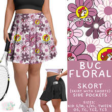 Load image into Gallery viewer, Batch #411 - July Request Run - Closes 9/11 - ETA late October -  Buc Floral Skort
