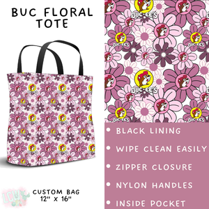Batch #411 - July Request Run - Closes 9/11 - ETA late October - Buc Floral Tote