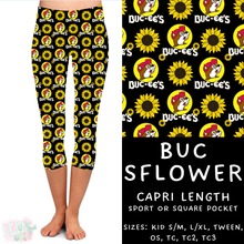Load image into Gallery viewer, In Production - Batch #370 - Buc SFlower Capri Length Leggings - OS &amp; TC2 Sport Pocket &amp; TC Square Pocket
