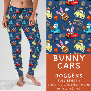 Ready To Ship - Bunny Cars Joggers - OS