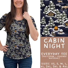 Load image into Gallery viewer, Batch #433 - Winter Cabin - Closes 10/20 - ETA early Dec - Cabin Night Everyday Tee
