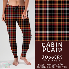 Load image into Gallery viewer, Batch #433 - Winter Cabin - Closes 10/20 - ETA early Dec - Cabin Plaid Joggers
