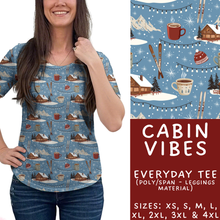 Load image into Gallery viewer, Batch #433 - Winter Cabin - Closes 10/20 - ETA early Dec - Cabin Vibes Everyday Tee
