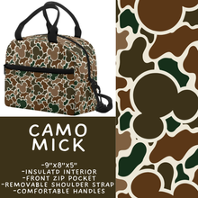 Load image into Gallery viewer, Batch #545 - Back to School 3 - Closes 6/19 - ETA early/mid August - Camo Mick Lunch Box
