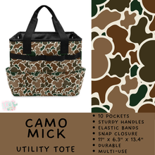 Load image into Gallery viewer, Batch #549 - Utility Tote 2 - Closes 6/29 - ETA late August - Camo Mick Utility Tote
