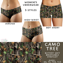 Load image into Gallery viewer, Ready to Ship - Camo Tree Women&#39;s Underwear - High Waist
