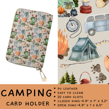 Load image into Gallery viewer, Batch #309 - Card Holders &amp; Mini Backpacks - Closing 3/24 - ETA late May - Camping Card Holder
