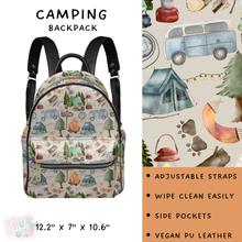 Load image into Gallery viewer, Batch #309 - Card Holders &amp; Mini Backpacks - Closing 3/24 - ETA late May - Camping Mini Backpack
