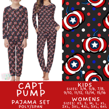 Load image into Gallery viewer, Batch #580 - Fall Family Pajamas 2 - Closes 9/4 - ETA early Nov - Capt Pump Women's &amp; Kid's Pajama Set
