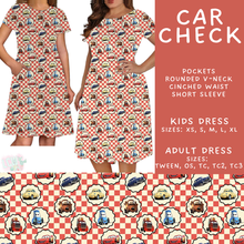 Load image into Gallery viewer, Batch #585 - Magical Faves 24 - Closes 9/14 - ETA mid Nov - Car Check Adult &amp; Kids Dresses
