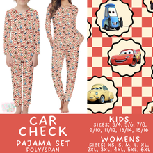 Load image into Gallery viewer, Batch #587 - Family Pajamas 2 - Closes 9/18 - ETA mid Nov - Car Check Women's &amp; Kid's Pajama Sets
