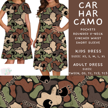 Load image into Gallery viewer, Batch #370 - Fun Run 12 - Closes 7/8 - ETA early Sept - Car Har Camo Adult &amp; Kids Dresses

