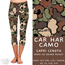 Load image into Gallery viewer, Batch #370 - Fun Run 12 - Closes 7/8 - ETA early Sept - Car Har Camo Capri Length Leggings
