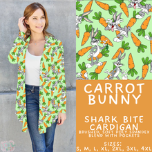 Load image into Gallery viewer, Batch #454 - Cool Characters 10 - Closes 11/26 - ETA mid Jan - Carrot Bunny Cardigan
