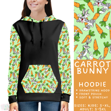Load image into Gallery viewer, Batch #454 - Cool Characters 10 - Closes 11/26 - ETA mid Jan - Carrot Bunny Hoodie
