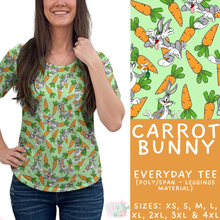 Load image into Gallery viewer, Batch #454 - Cool Characters 10 - Closes 11/26 - ETA mid Jan - Carrot Bunny Everyday Tee
