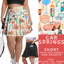 Load image into Gallery viewer, Batch #552 - Magical Faves 22 - Closes 7/6 - ETA early Sept - Car Springs Skort
