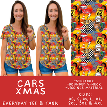 Load image into Gallery viewer, Batch #558 - Magical Character Christmas - Closes 7/20 - ETA mid/late Sept - Cars Xmas Everyday Tank &amp; Tee
