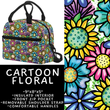 Load image into Gallery viewer, Batch #545 - Back to School 3 - Closes 6/19 - ETA early/mid August - Cartoon Floral Lunch Box
