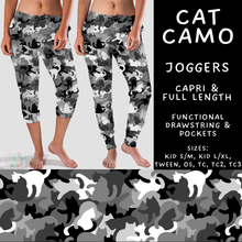 Load image into Gallery viewer, Batch #603 - September Request Run - Closes 10/26 - ETA mid/late Dec - Cat Camo Full and Capri Length Joggers
