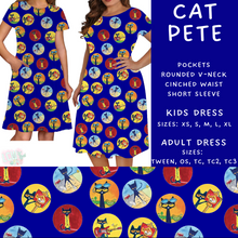 Load image into Gallery viewer, Batch #308 - Storybook Collection 2 - Closes 3/21 - ETA mid May - Cat Pete Adult &amp; Kids Dresses
