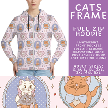Load image into Gallery viewer, Batch #536 - Frames Collection - Closes 5/29 - ETA late July - Cats Frame Full Zip Hoodie
