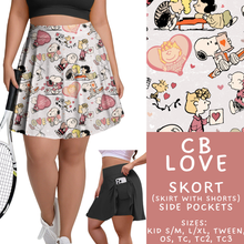 Load image into Gallery viewer, Batch #457 - Magical Character Love Collection - Closes 12/1 - ETA mid Jan - CB Love Skort
