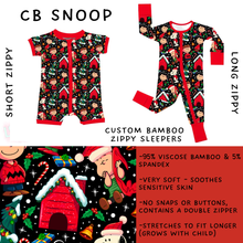 Load image into Gallery viewer, Batch #438 - Little Dreamers Christmas 2 - Closes 10/29 - ETA early Dec - CB Snoop Short and Long Zippy Sleeper
