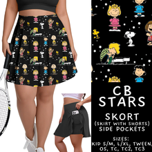 Load image into Gallery viewer, Batch #454 - Cool Characters 10 - Closes 11/26 - ETA mid Jan - CB Stars Skort
