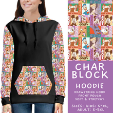 Load image into Gallery viewer, Batch #585 - Magical Faves 24 - Closes 9/14 - ETA mid Nov - Char Block Hoodie
