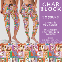 Load image into Gallery viewer, Batch #585 - Magical Faves 24 - Closes 9/14 - ETA mid Nov - Char Block Full and Capri Length Joggers
