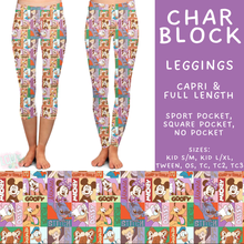 Load image into Gallery viewer, Batch #585 - Magical Faves 24 - Closes 9/14 - ETA mid Nov - Char Block Full and Capri Length Leggings
