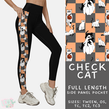 Load image into Gallery viewer, Ready to Ship - Check Cat Side Panel Pocket Leggings - OS
